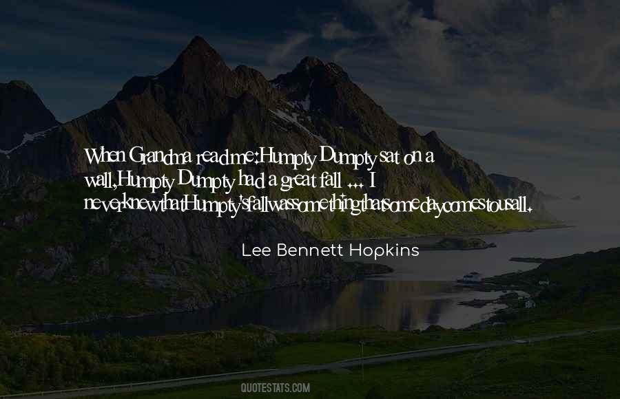 Lee Bennett Hopkins Quotes #418827