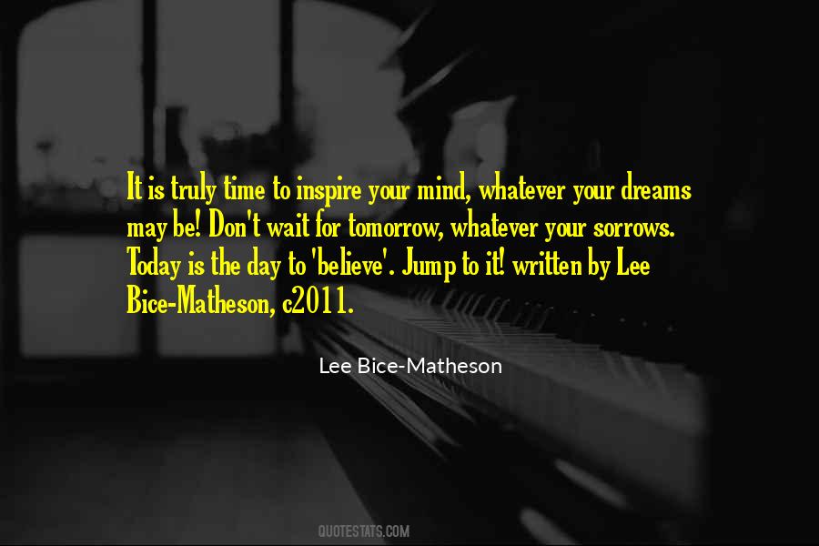 Lee Bice-Matheson Quotes #504017