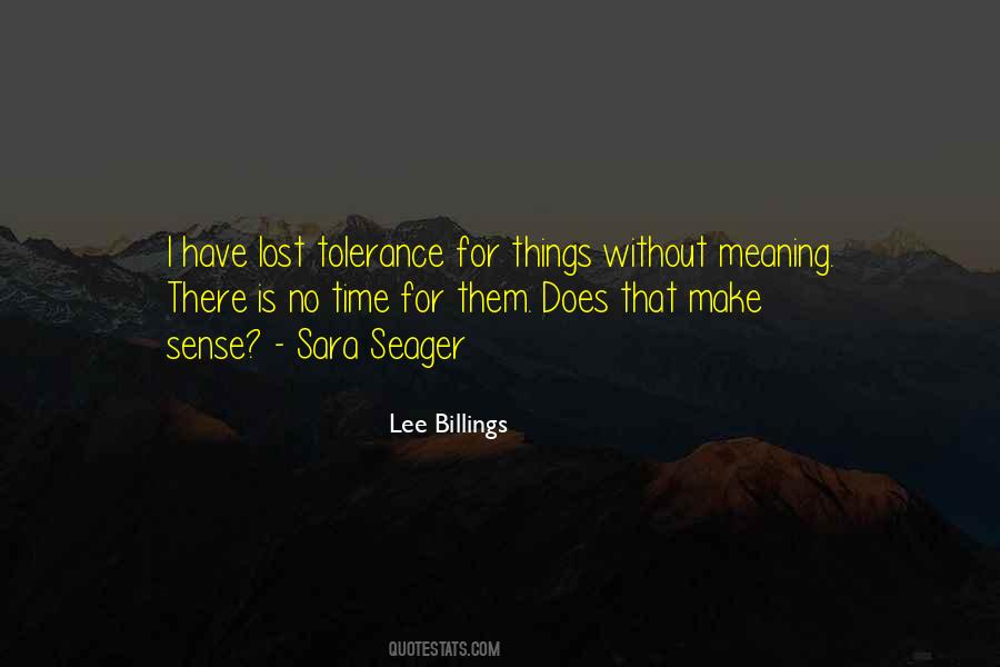 Lee Billings Quotes #203541