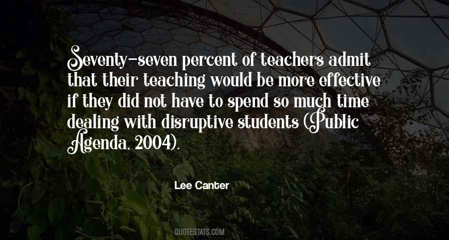 Lee Canter Quotes #487148