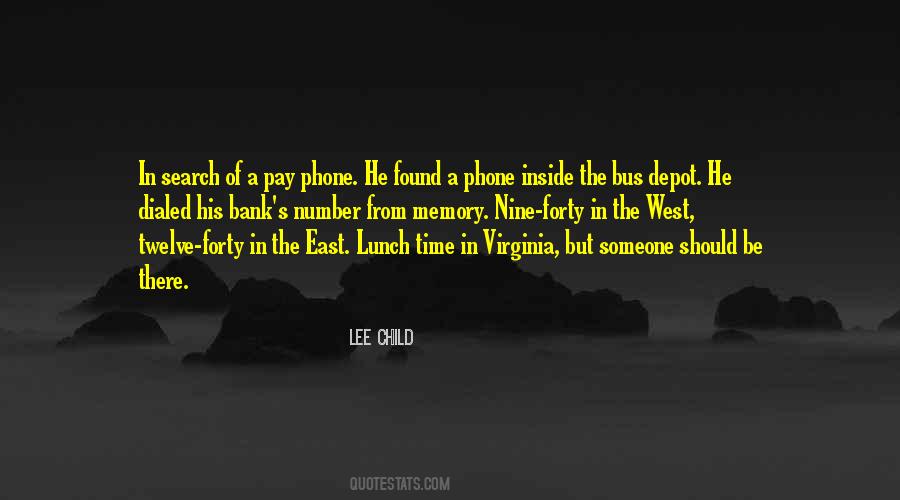 Lee Child Quotes #1200424