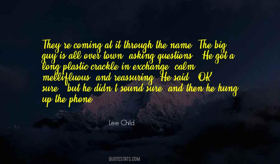 Lee Child Quotes #1267790