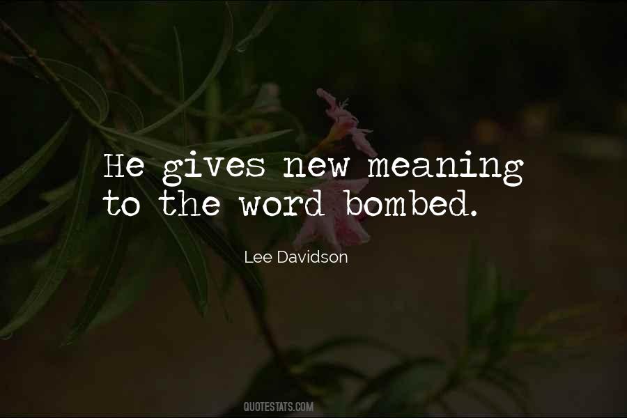 Lee Davidson Quotes #1642761