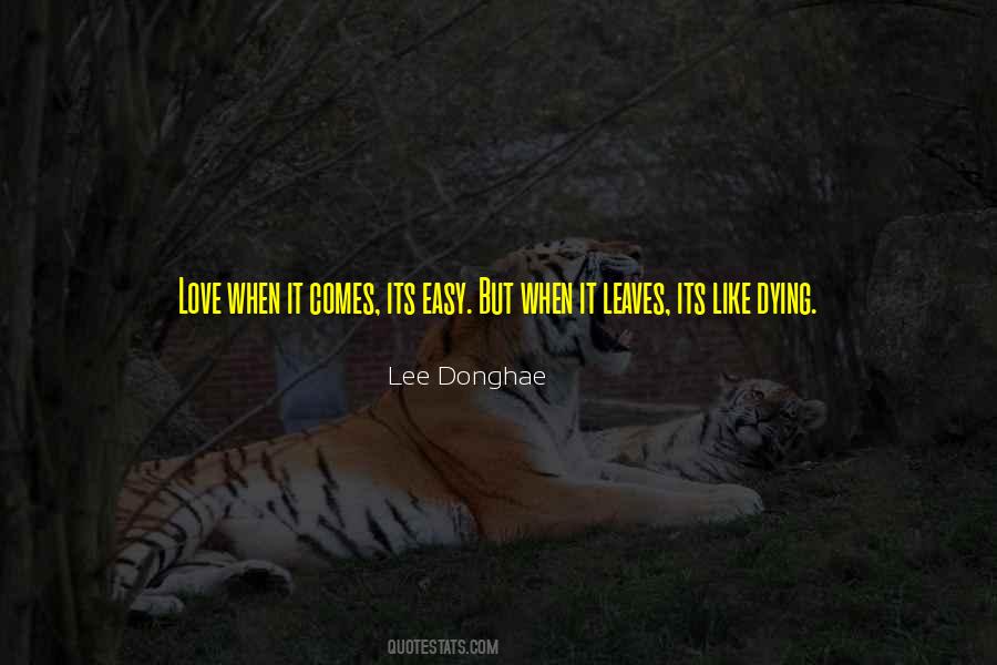 Lee Donghae Quotes #605178