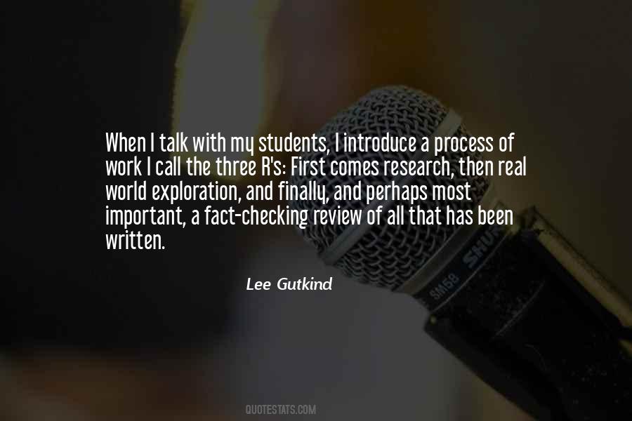 Lee Gutkind Quotes #1308638