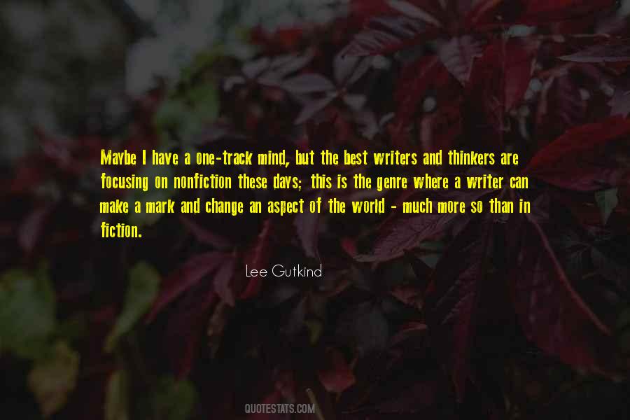 Lee Gutkind Quotes #1837245