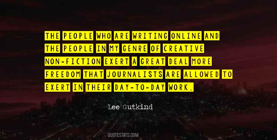 Lee Gutkind Quotes #655049