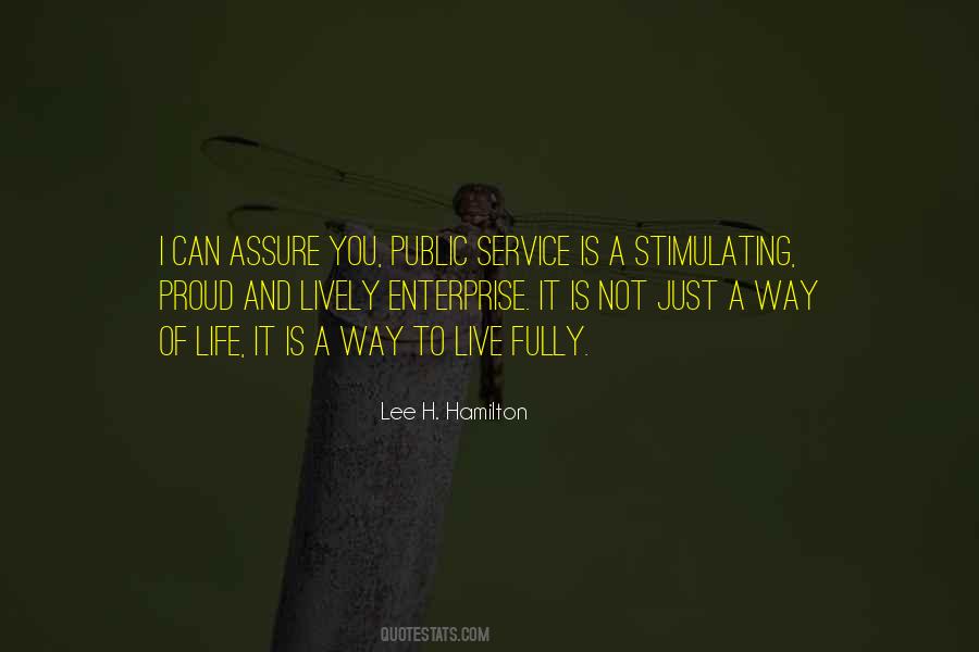 Lee H. Hamilton Quotes #257884