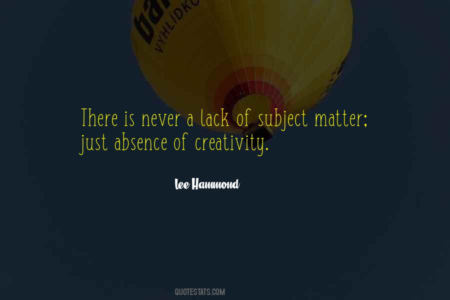 Lee Hammond Quotes #1583811