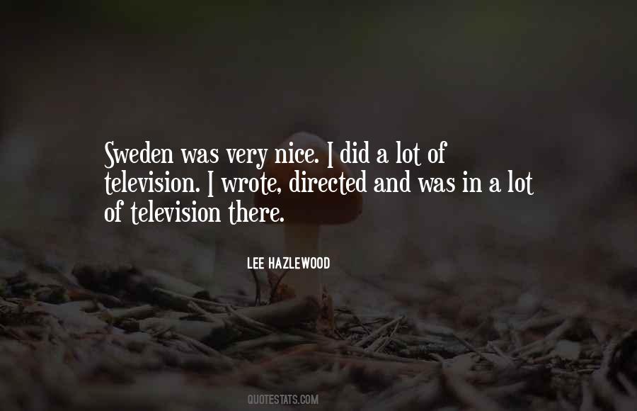 Lee Hazlewood Quotes #441549