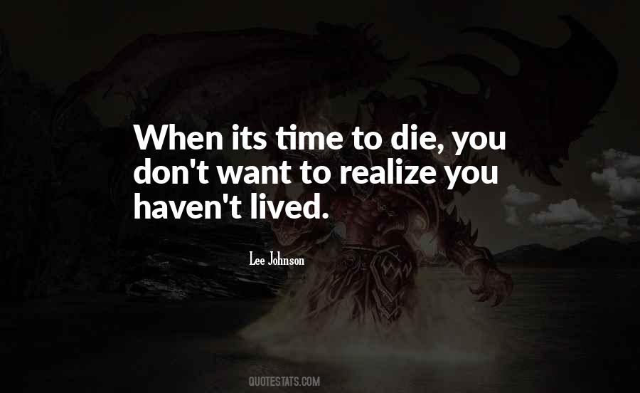Lee Johnson Quotes #1329685 Lee Johnson Quotes #1329685