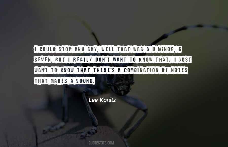 Lee Konitz Quotes #1729917