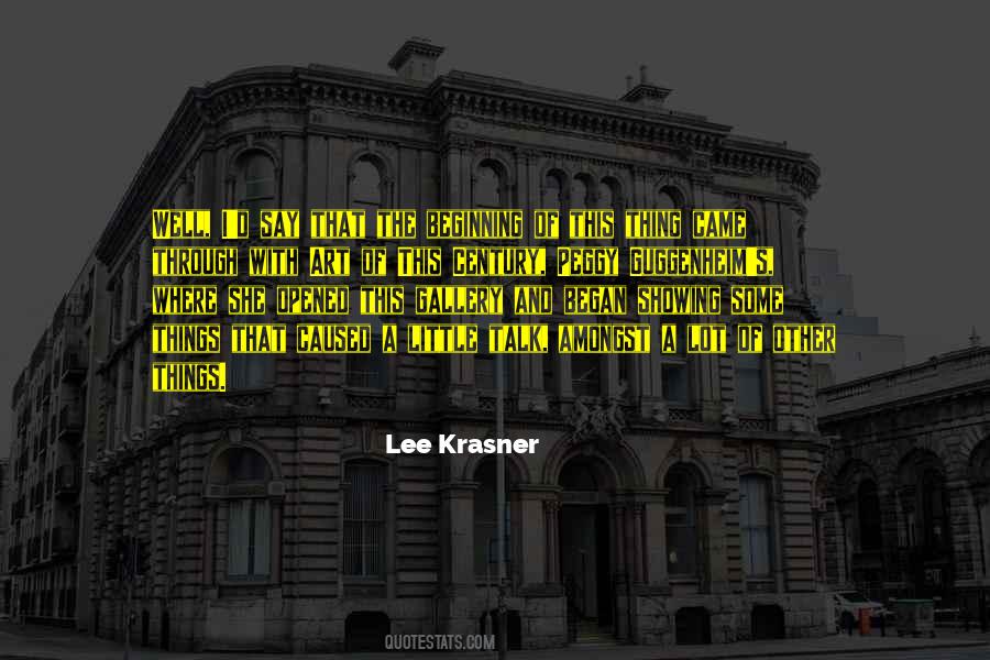 Lee Krasner Quotes #1361168