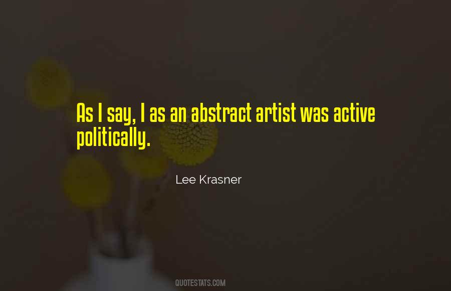 Lee Krasner Quotes #284804