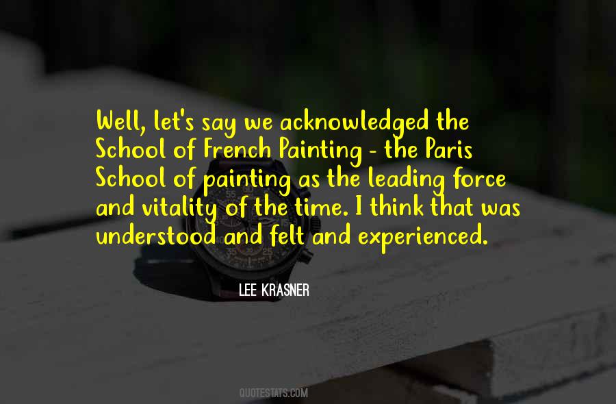 Lee Krasner Quotes #291936