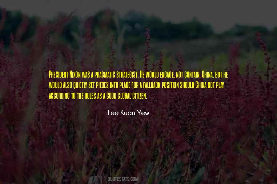 Lee Kuan Yew Quotes #512319