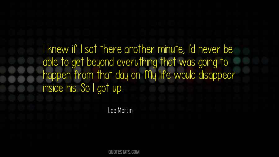 Lee Martin Quotes #605950