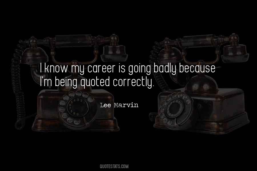 Lee Marvin Quotes #1245142