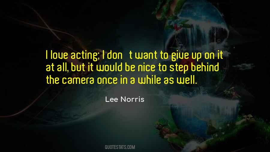 Lee Norris Quotes #1847703