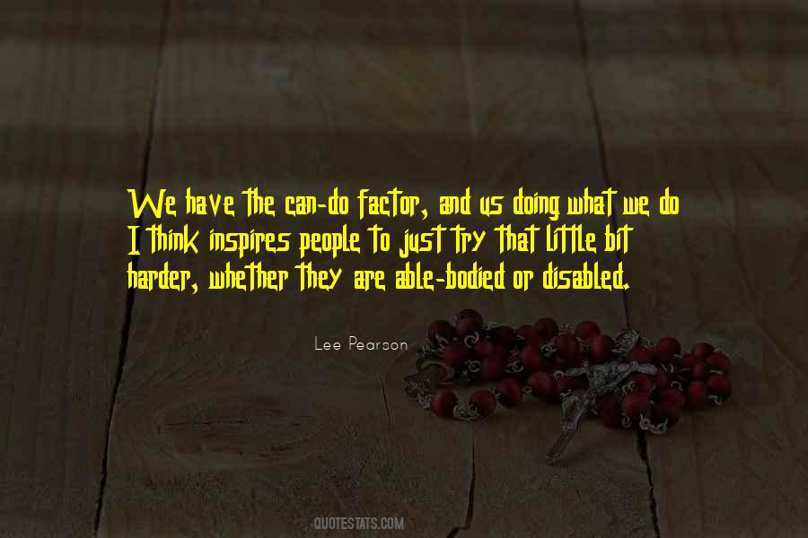 Lee Pearson Quotes #1612723