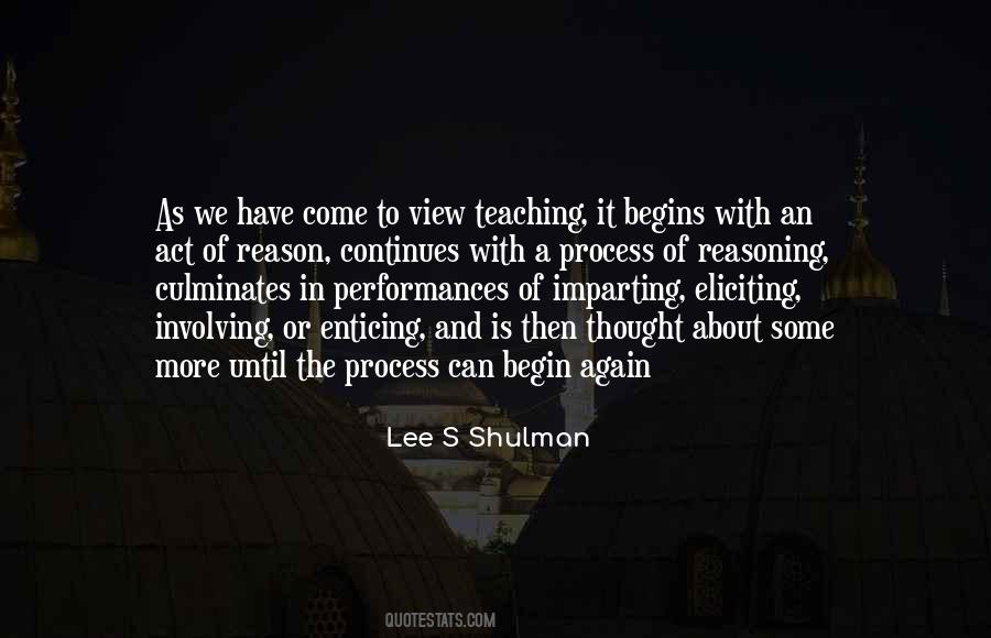 Lee S Shulman Quotes #1065890