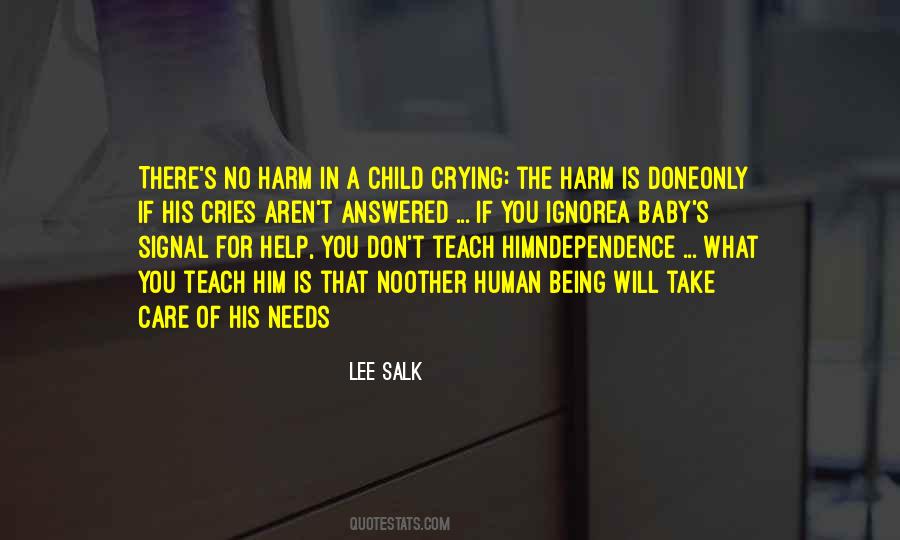 Lee Salk Quotes #781775