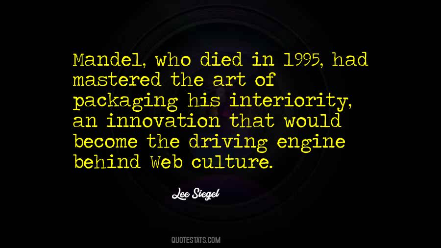 Lee Siegel Quotes #1012560