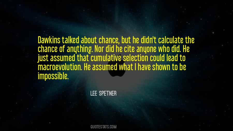 Lee Spetner Quotes #25475