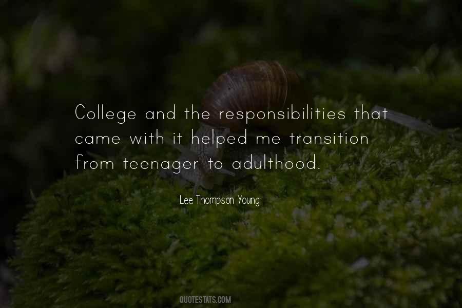 Lee Thompson Young Quotes #258065