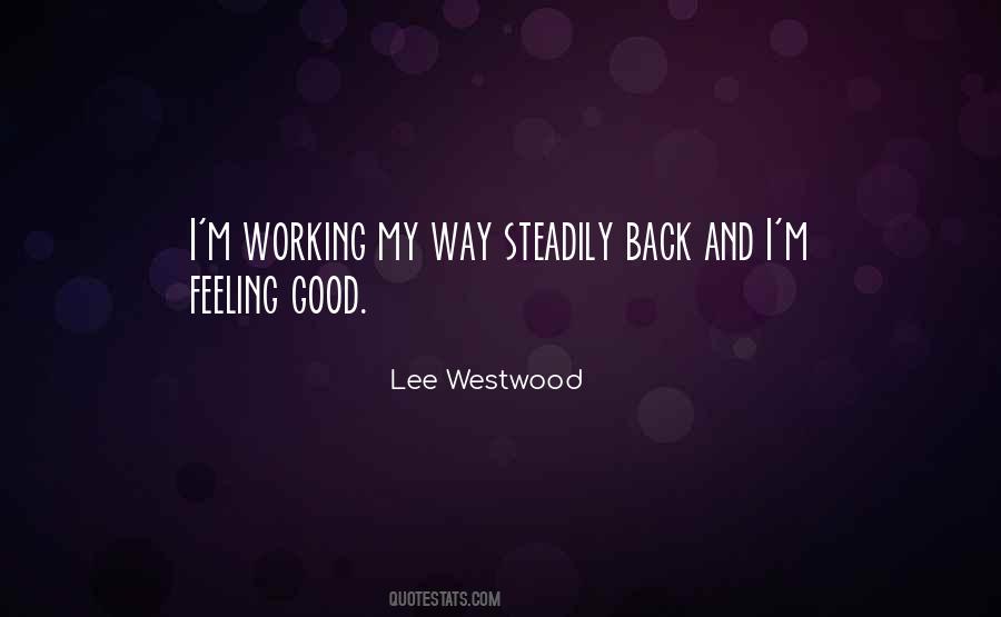 Lee Westwood Quotes #1624607