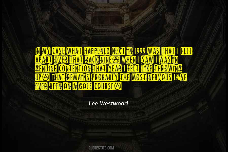 Lee Westwood Quotes #213274