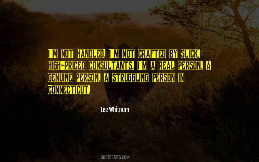 Lee Whitnum Quotes #449177