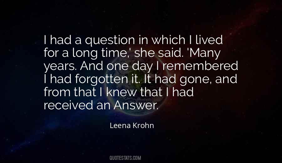 Leena Krohn Quotes #1741807