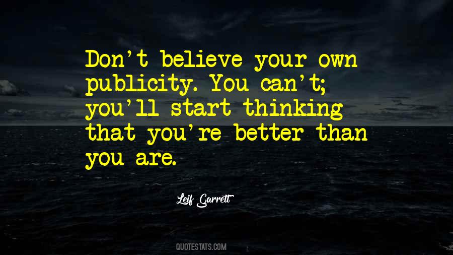 Leif Garrett Quotes #622884