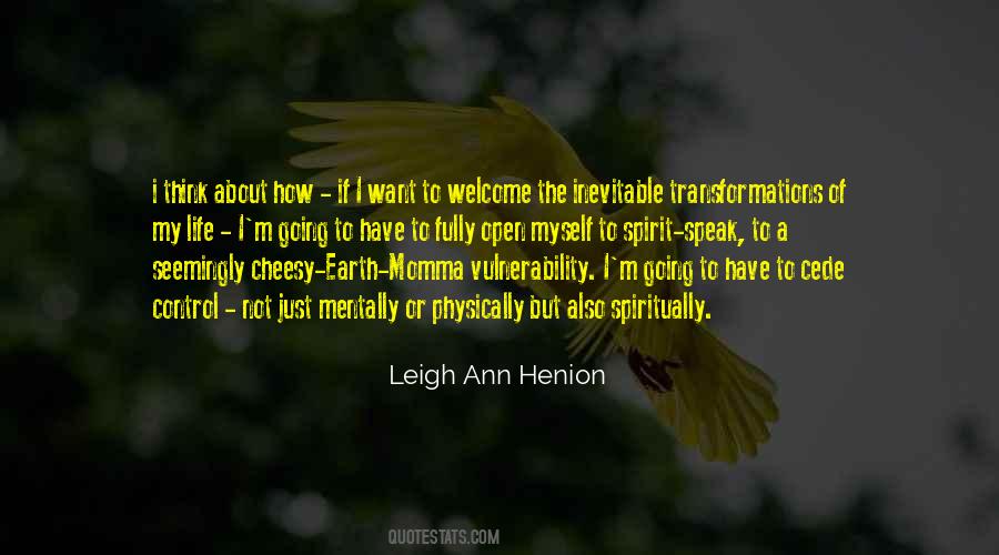 Leigh Ann Henion Quotes #480190