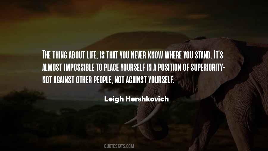 Leigh Hershkovich Quotes #1251129