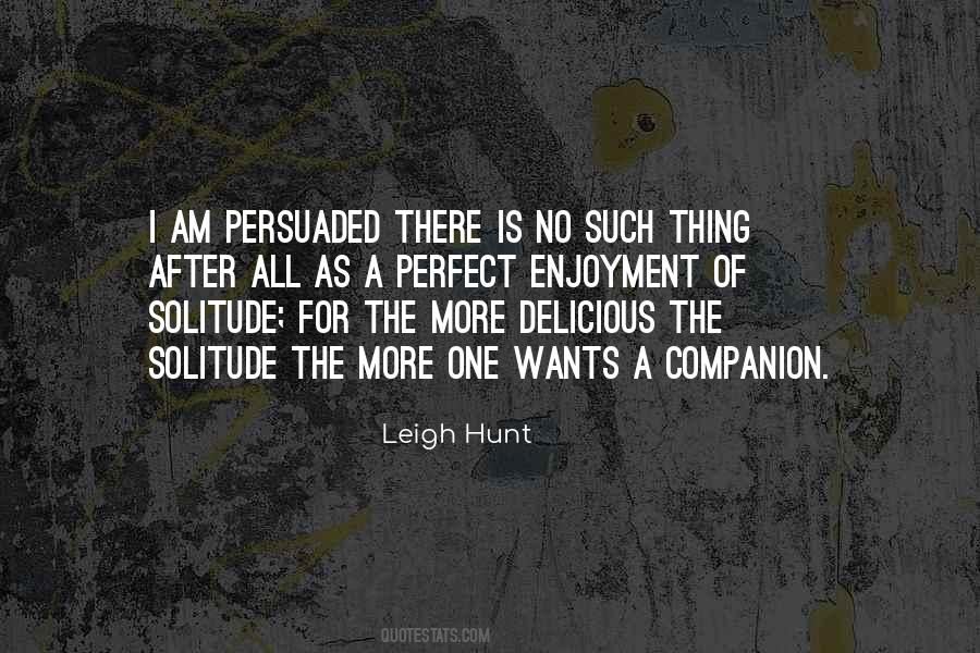 Leigh Hunt Quotes #1009564