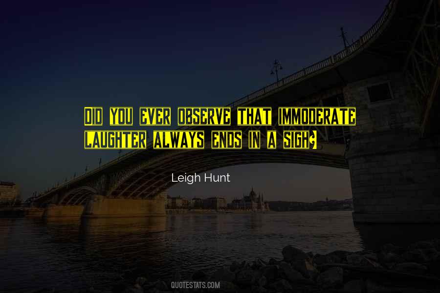 Leigh Hunt Quotes #1238439