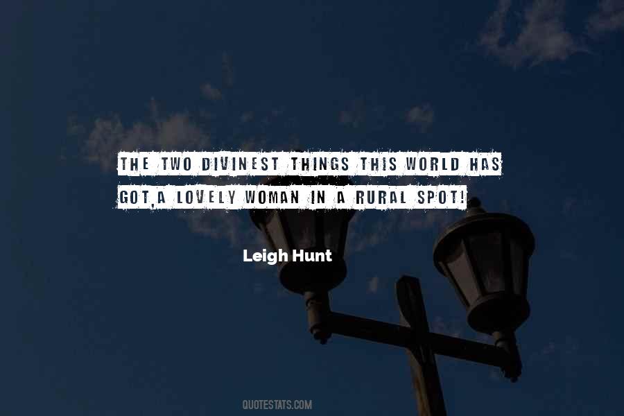 Leigh Hunt Quotes #1462800