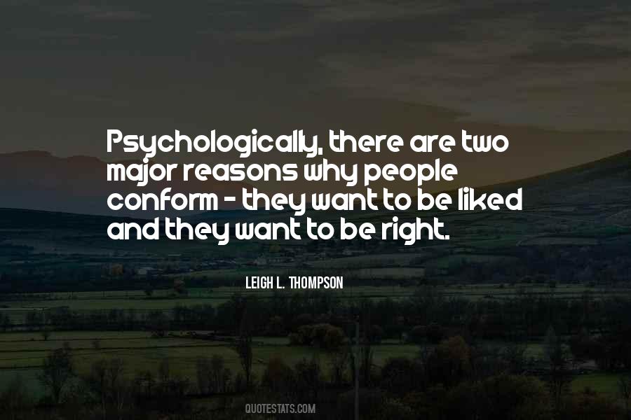 Leigh L. Thompson Quotes #353617