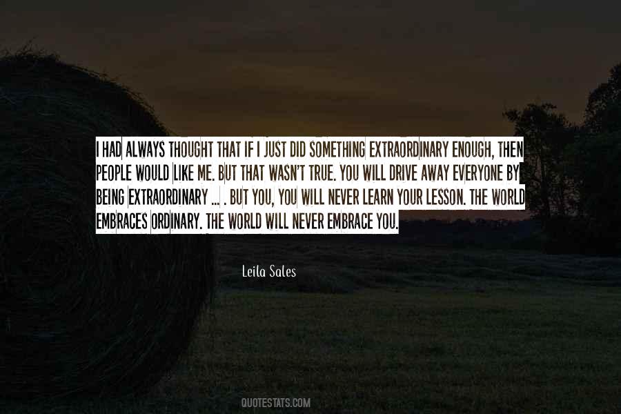 Leila Sales Quotes #134230