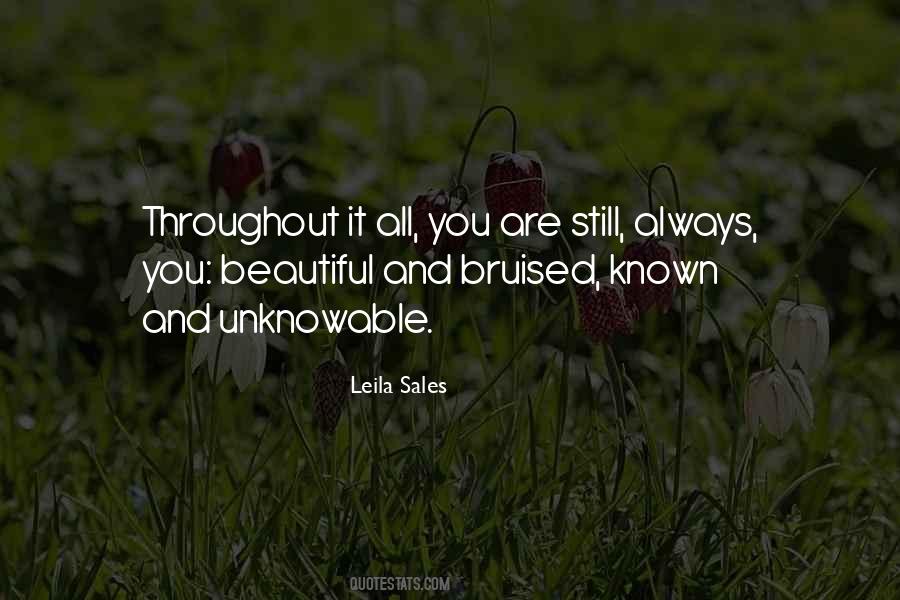 Leila Sales Quotes #36248