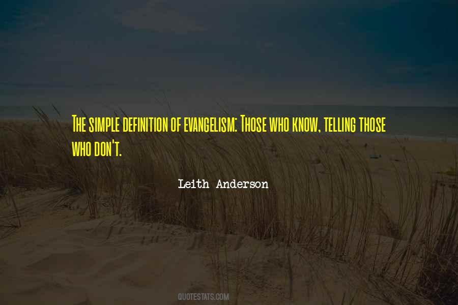 Leith Anderson Quotes #855126