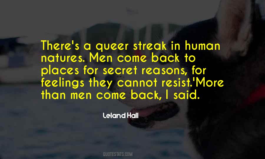 Leland Hall Quotes #1486963