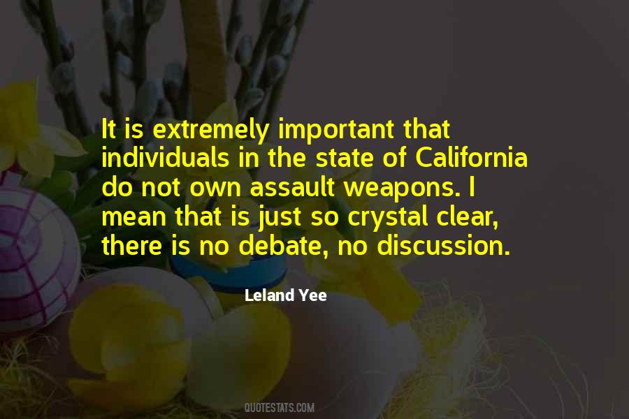 Leland Yee Quotes #607400