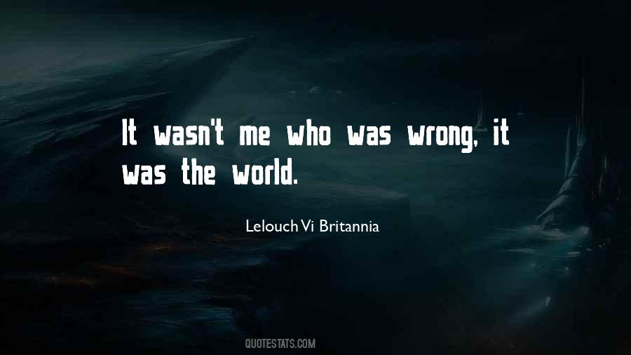 Lelouch Vi Britannia Quotes #1043421