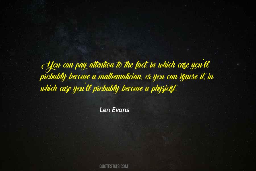 Len Evans Quotes #1812992