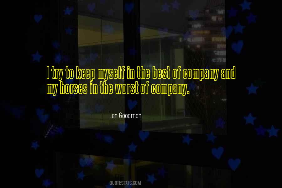 Len Goodman Quotes #596630