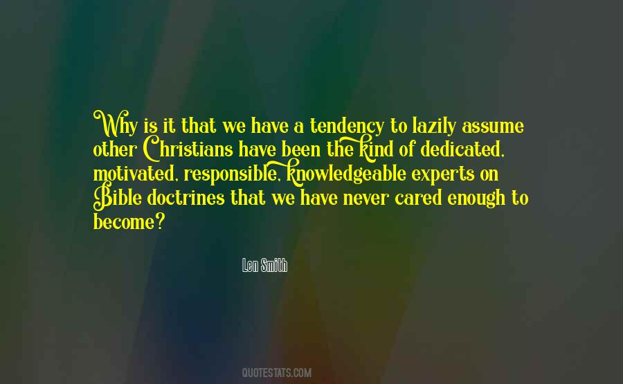 Len Smith Quotes #270420