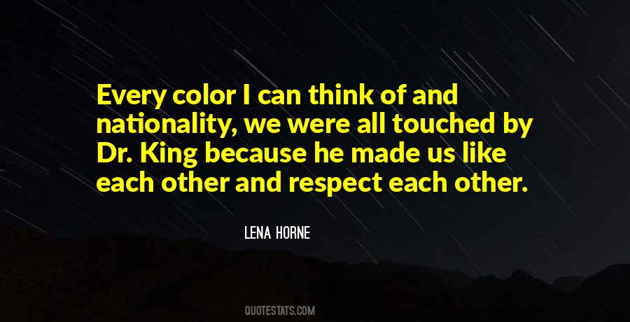 Lena Horne Quotes #1834229